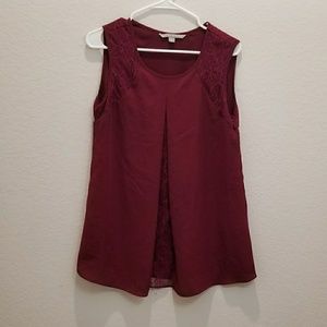 Burgandy Blouse